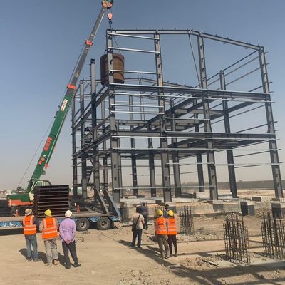 Edificio per uffici in acciaio prefabbricato leggero Trattamento della superficie verniciata