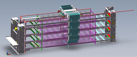 Cage per polli OEM Cage per polli che depongono le uova