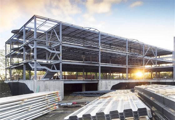 Edilizia di strutture in acciaio moderno Edilizia di magazzini industriali in acciaio zincato