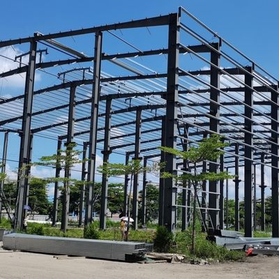 Verniciatura antirruggine Edifici di laboratorio di metallo Magazzino di metallo prefabbricato ODM