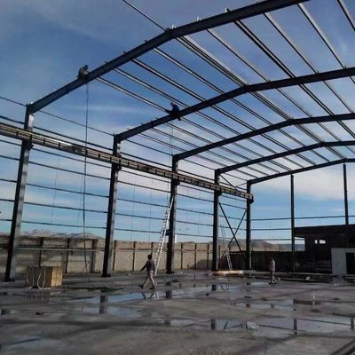 Laboratorio di struttura in acciaio impermeabile Low Carbon Fire Prefab Metal Workshop