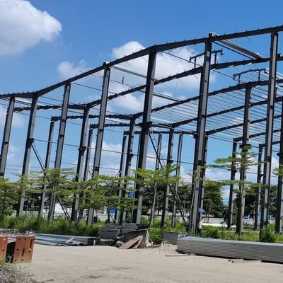 Verniciatura antirruggine Edifici di laboratorio di metallo Magazzino di metallo prefabbricato ODM