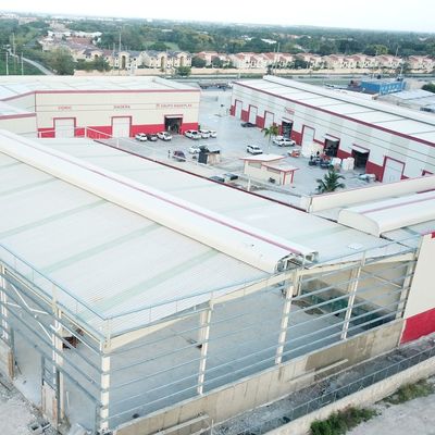 Costruzione di magazzini prefabbricati galvanizzati a caldo Large Span BV Certificazione