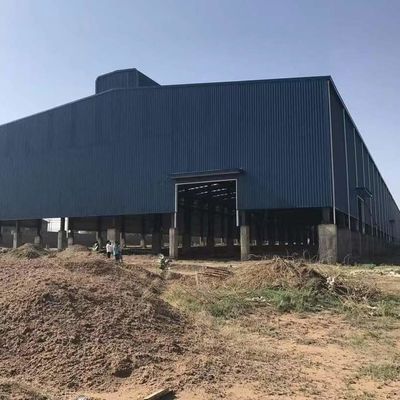 CE Edificio di magazzino prefabbricato Galvanizzato Economica Saldata Acciaio tipo H