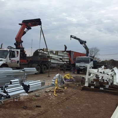 Galvanizzazione Edificio di fabbriche di acciaio prefabbricato