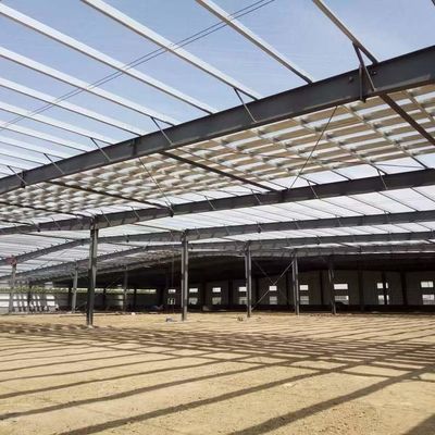 Edificio di magazzino prefabbricato con vetro in PVC