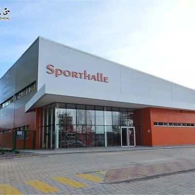 Struttura in acciaio galvanizzato Stadio Prefabbricato Colorato Per Esercizio