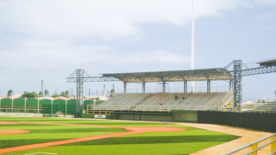 Struttura in acciaio galvanizzato Stadio Prefabbricato Colorato Per Esercizio