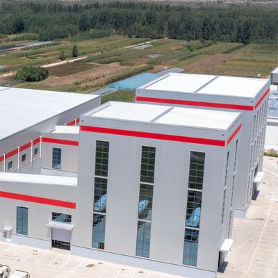 Immagazzino di struttura in acciaio ASTM Isolamento acustico Immagazzino in acciaio prefabbricato