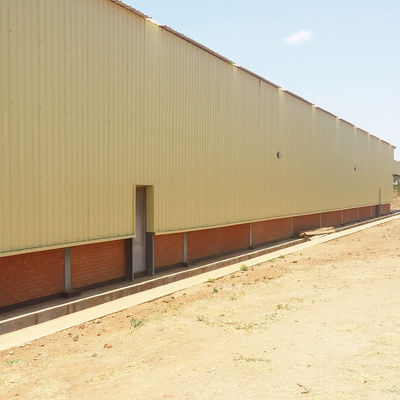 Q235 Laboratorio di struttura in acciaio magazzino di metalli prefabbricati certificato SGS