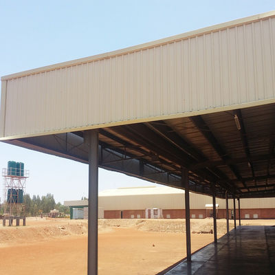 Q235 Laboratorio di struttura in acciaio magazzino di metalli prefabbricati certificato SGS