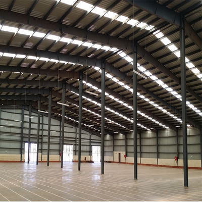 Q235 Laboratorio di struttura in acciaio magazzino di metalli prefabbricati certificato SGS