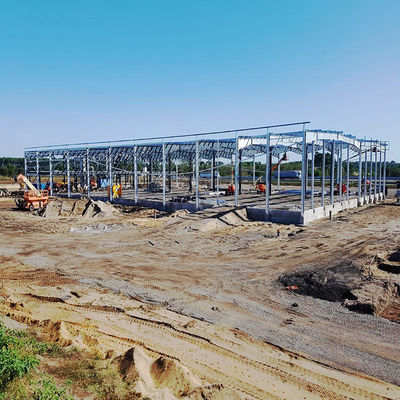 CE Edificio di struttura in acciaio Sezione H saldata struttura in acciaio Hangar