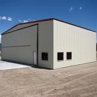 Q235B Hanger in acciaio strutturale, resistenza al fuoco, hangar prefabbricati