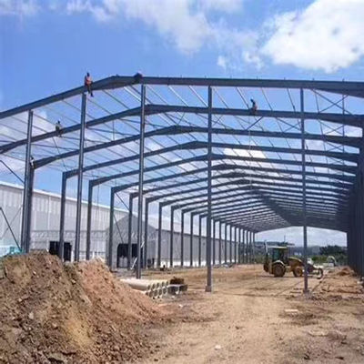 Casa in acciaio prefabbricata resistente al vento OEM Edifici a telaio metallico