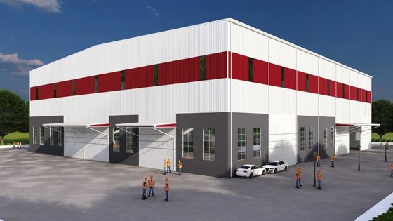 Magazzino della struttura d'acciaio Q235
