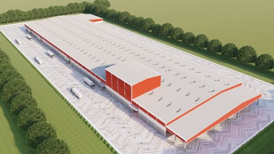 Magazzino della struttura d'acciaio Q235