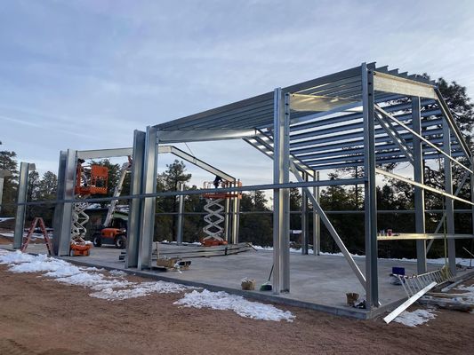 Q235B Costruzione di strutture in acciaio prefabbricate Certificato SGS per laboratorio