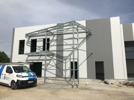 Edifici in metallo galvanizzato Studio Struttura in acciaio Certificato ISO