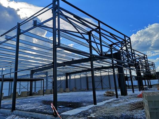 Edifici in metallo galvanizzato Studio Struttura in acciaio Certificato ISO