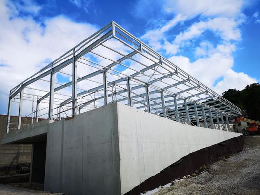Edifici in metallo galvanizzato Studio Struttura in acciaio Certificato ISO