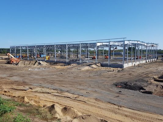 Edifici in metallo galvanizzato Studio Struttura in acciaio Certificato ISO