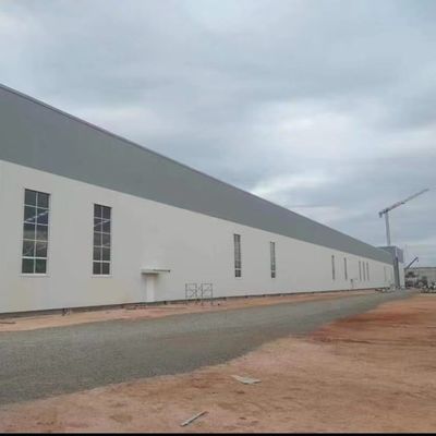 Struttura in acciaio di alta costruzione magazzino galvanizzato a caldo OEM