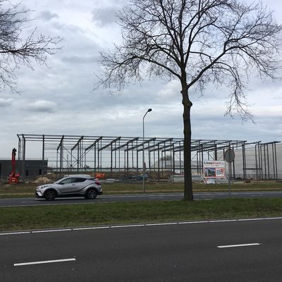 Sala espositiva di mercato delle strutture in acciaio pre-ingegnerizzate di alta qualità personalizzate