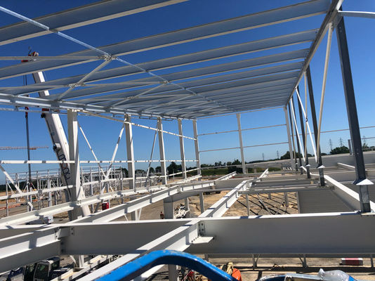 Struttura in acciaio hangar prefabbricato laminato a caldo galvanizzato magazzino edificio capannone