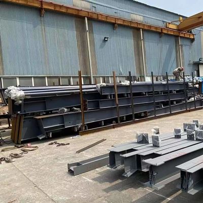 Colonna di acciaio galvanizzata o panellata e travi di acciaio per la costruzione di magazzini di acciaio