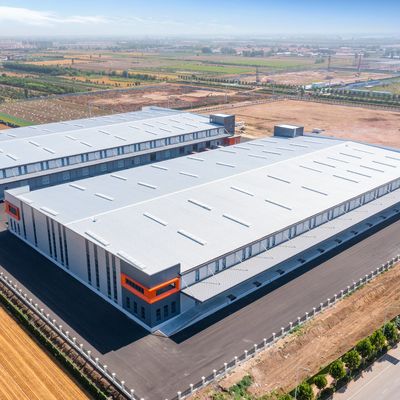 SGS Steel Structure Warehouse Edificio prefabbricato su misura