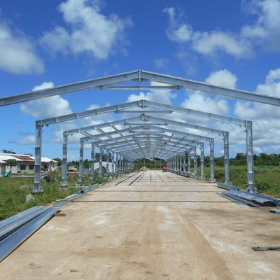 Laboratorio di acciaio con vela rivestita in PVDF/PVC 150 km/h carico e installazione