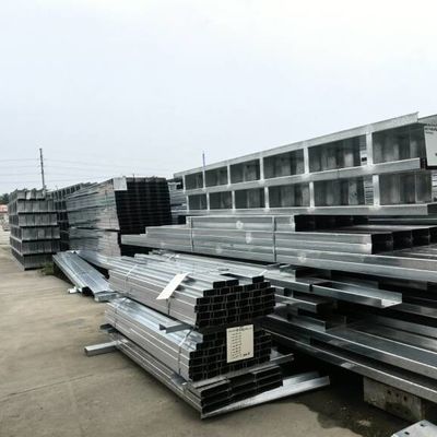 Struttura in acciaio di alta costruzione magazzino galvanizzato a caldo OEM