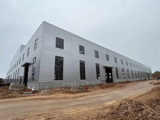 Laboratorio di stoccaggio di strutture in acciaio prefabbricate su misura
