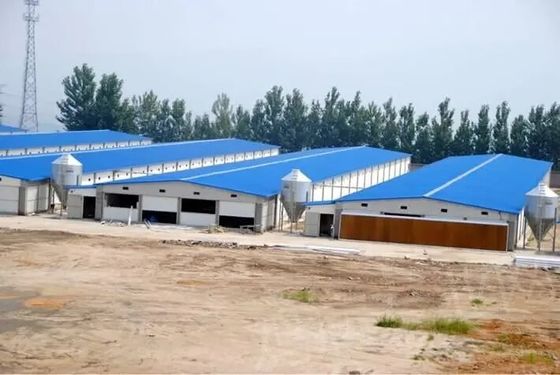 Laboratorio di stoccaggio di strutture in acciaio prefabbricate su misura