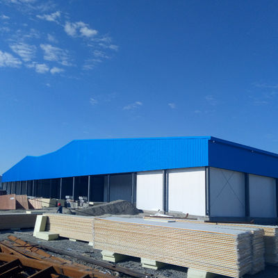 Attrezzature in acciaio prefabbricate per la costruzione su misura con pannello antincendio