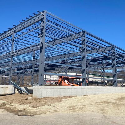 Edilizia di strutture in acciaio moderno Edilizia di magazzini industriali in acciaio zincato