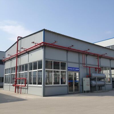 Laboratorio di acciaio a prova di fuoco con sistema di protezione antincendio opzionale progettato per soddisfare rigorose norme di sicurezza industriale