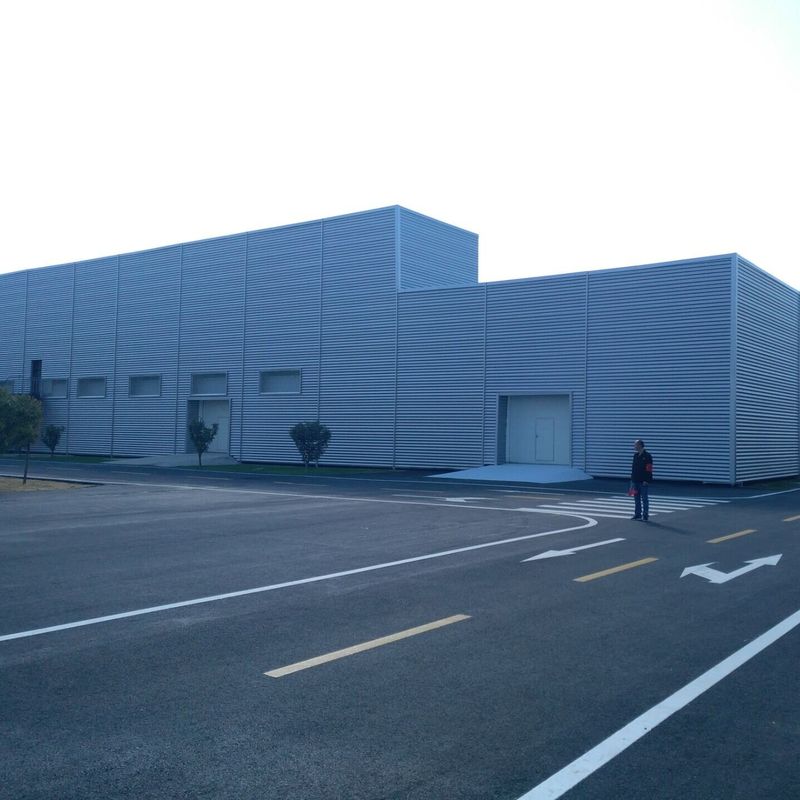 CE Edificio di magazzino prefabbricato Galvanizzato Economica Saldata Acciaio tipo H