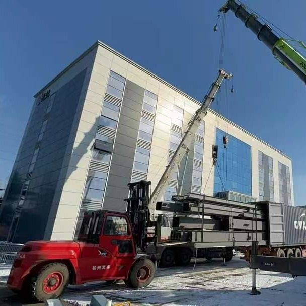 Edificio per uffici in acciaio prefabbricato a più piani per lavoro e vita