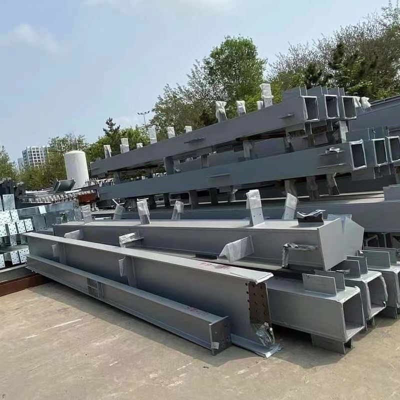 Colonna di acciaio galvanizzata o panellata e travi di acciaio per la costruzione di magazzini di acciaio