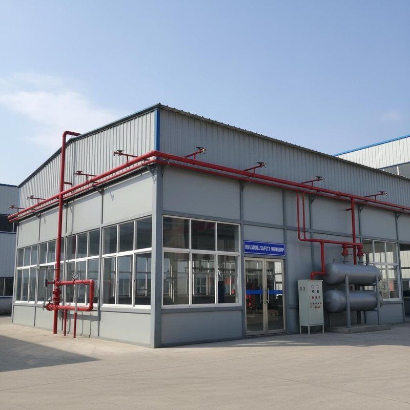 Laboratorio di acciaio a prova di fuoco con sistema di protezione antincendio opzionale progettato per soddisfare rigorose norme di sicurezza industriale