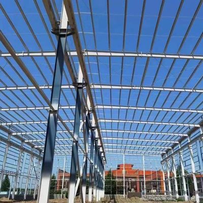 Laboratorio di struttura in acciaio impermeabile Low Carbon Fire Prefab Metal Workshop
