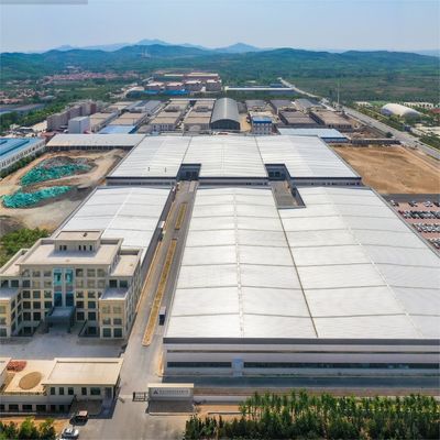 Immagazzino di struttura in acciaio ASTM Isolamento acustico Immagazzino in acciaio prefabbricato