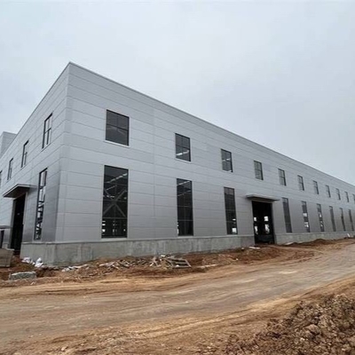 Laboratorio di stoccaggio di strutture in acciaio prefabbricate su misura