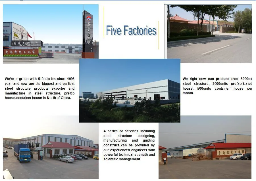 Edilizia di strutture in acciaio moderno Edilizia di magazzini industriali in acciaio zincato 9