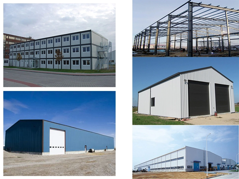 CE Edificio di struttura in acciaio Sezione H saldata struttura in acciaio Hangar 1